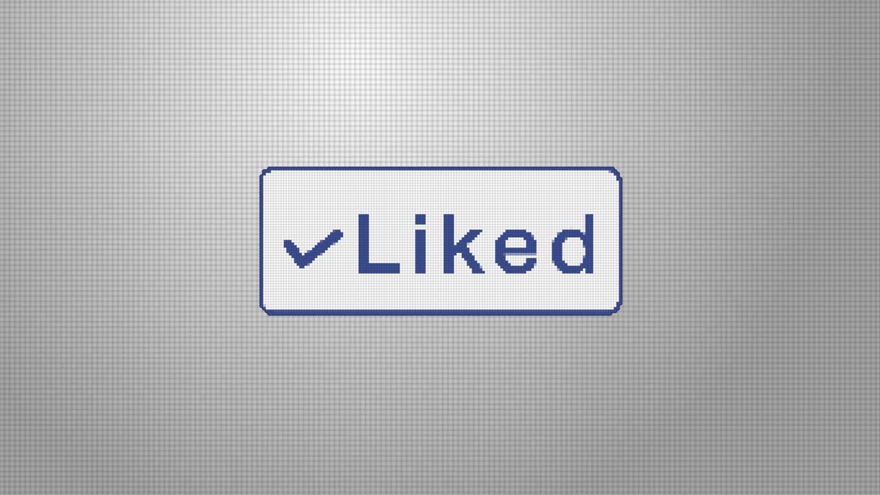 Red social media video channel like and subscribe button thumb up 4k animation notifications like or