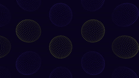 psychedelic neon pattern of vibrant spheres