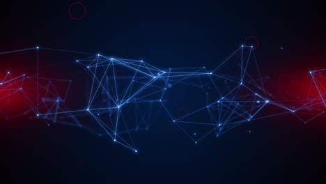 plexus abstract network titles technology science background loop