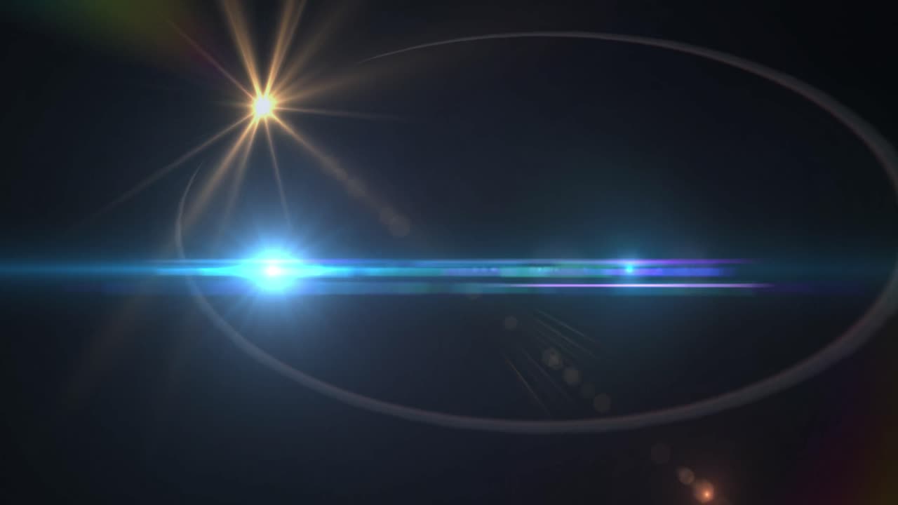 검은 바탕에 빛의 세 개의 점