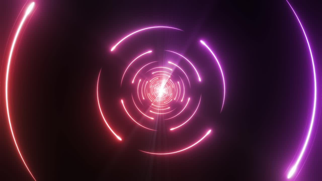 Neon Tunnel Visualizer