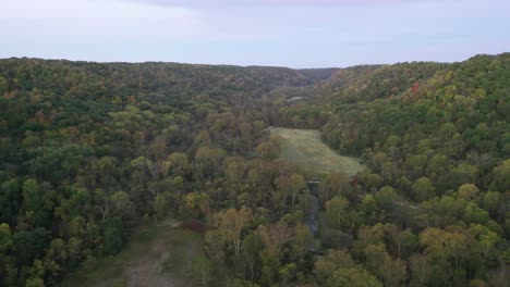 autumn foliage valley view