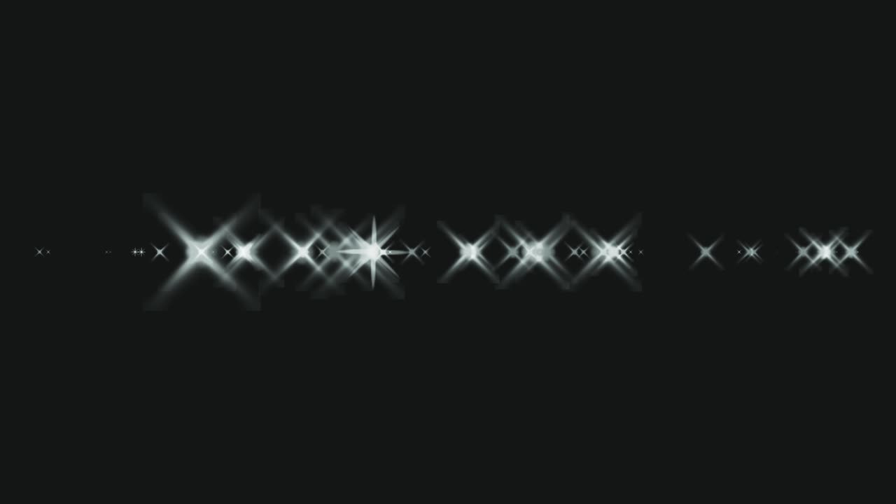 Glitter Shine Star Particle Animation Motion Graphics