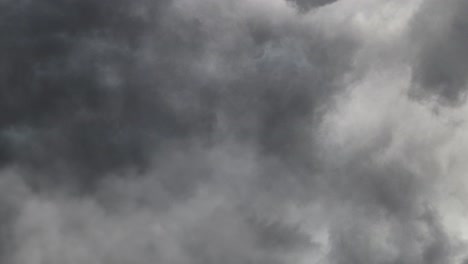 lightning flashing and thunder in dark clouds