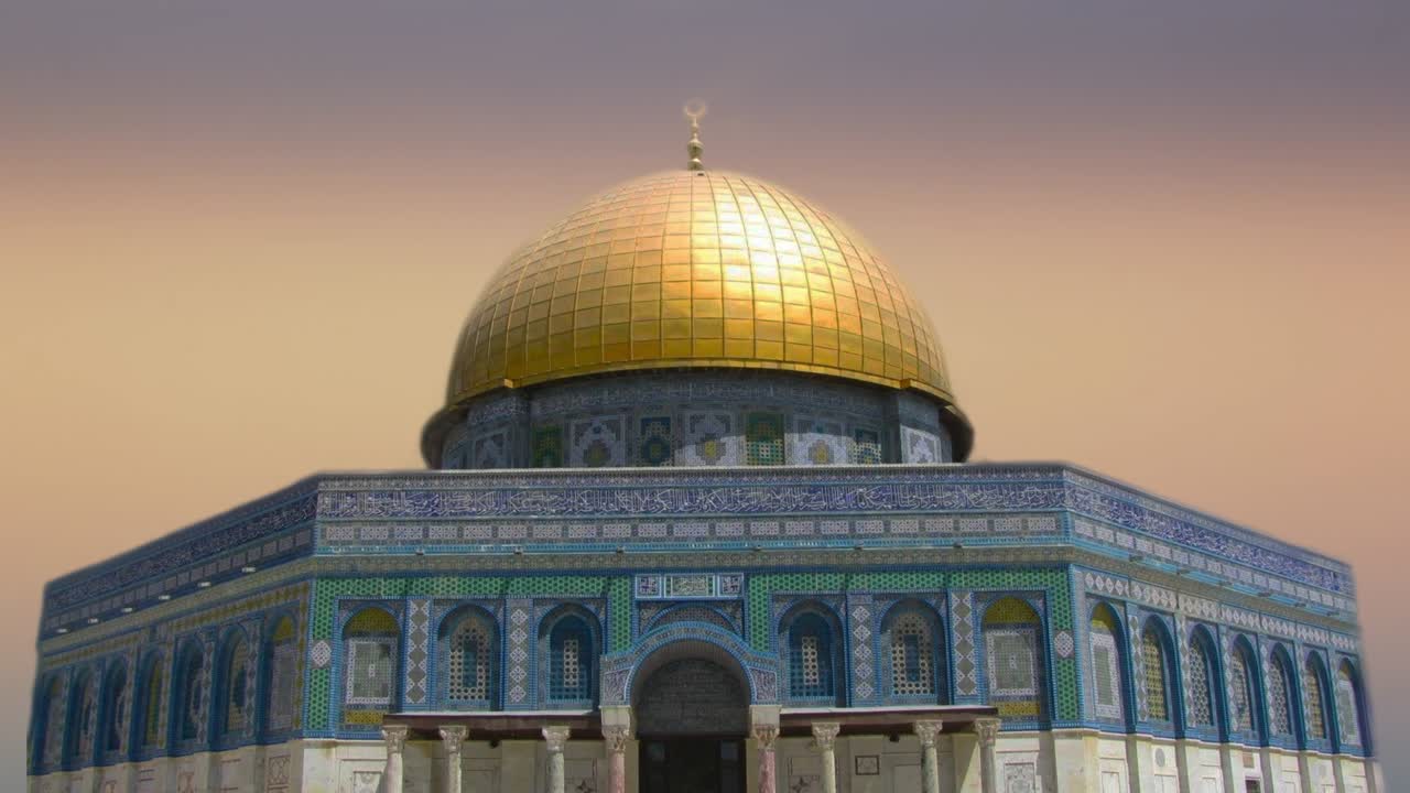 mezquita al-aqsa en jerusalén en el monte del templo
