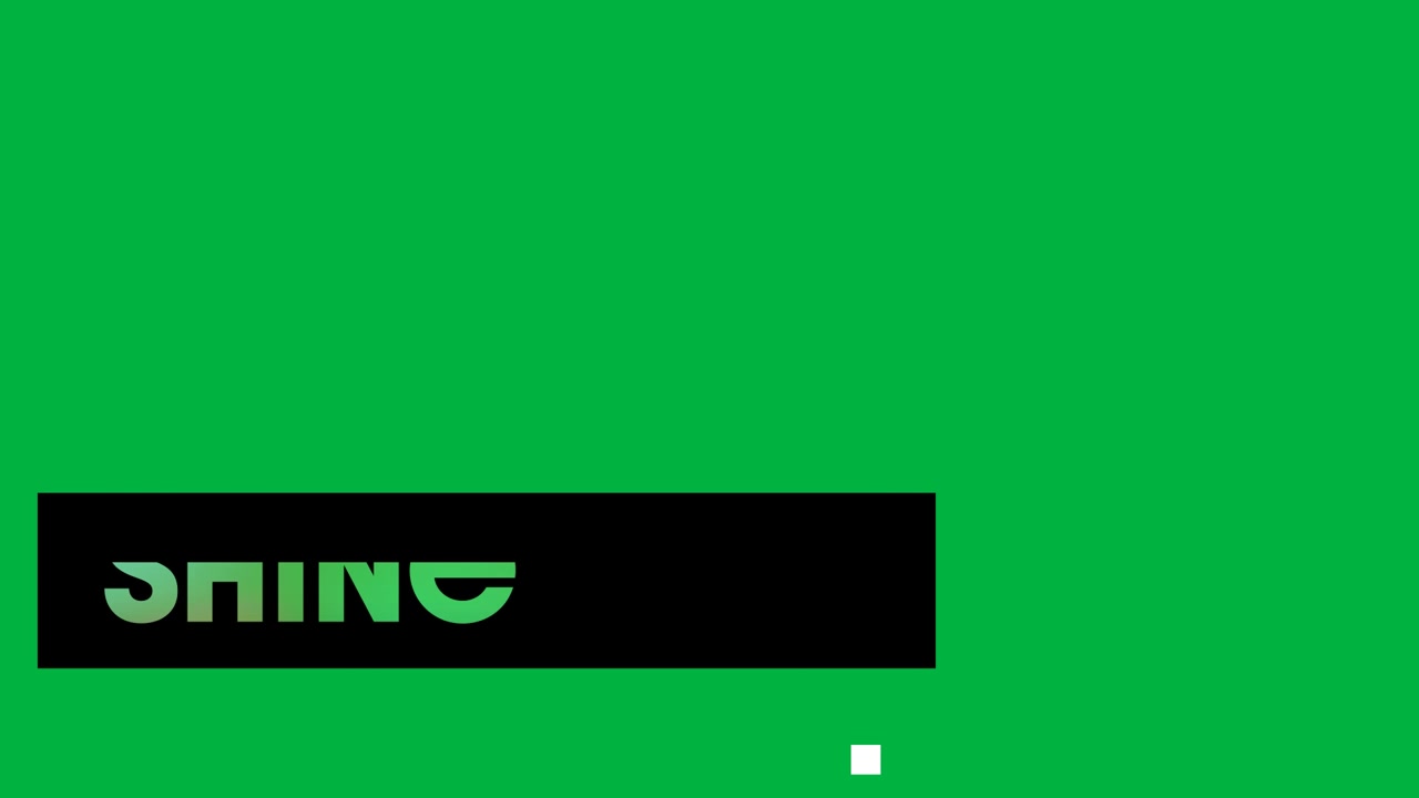 Animation of shine text on white background