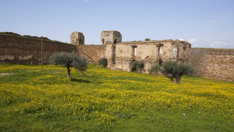 Mourao-castle-in-Alentejo,-Portugal