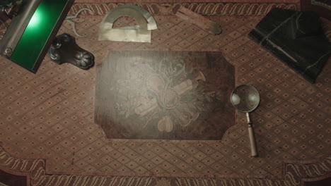 an antique desk