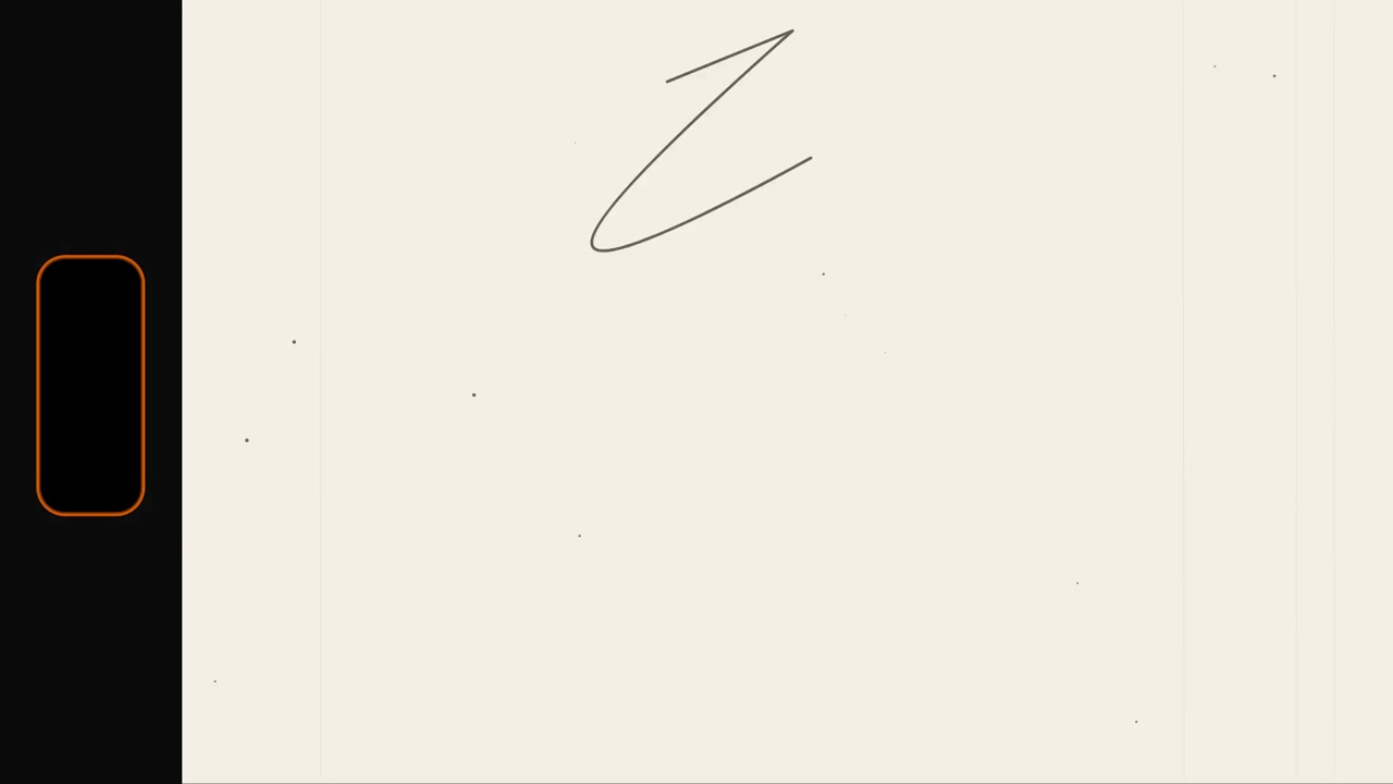 Abstract Minimalist Line Animation on Vintage Film Texture