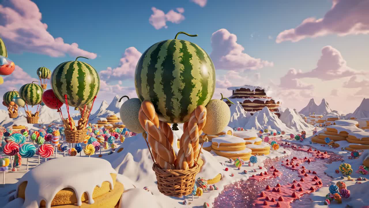 Fantasy Candyland Landscape