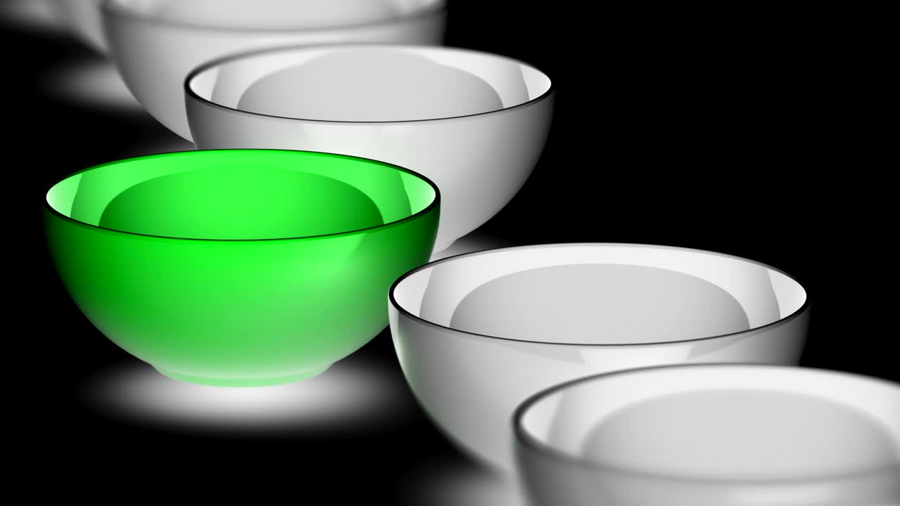 el plato. las imágenes de bucle tienen resolución de 4k