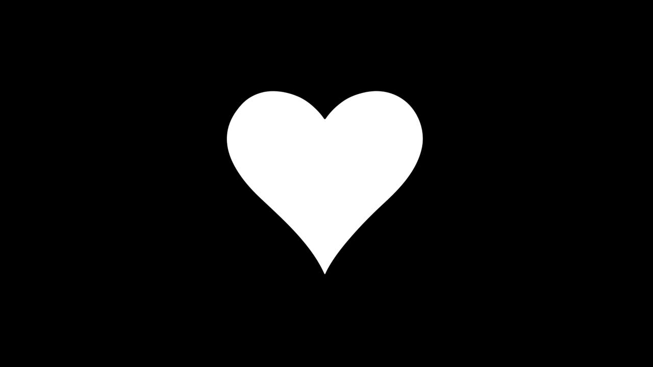 카드 플레이 하트 슈트 글리스 아이콘 빈티지 트위치 나쁜 신호 애니메이션