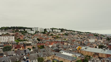 vista aérea de una ciudad europea