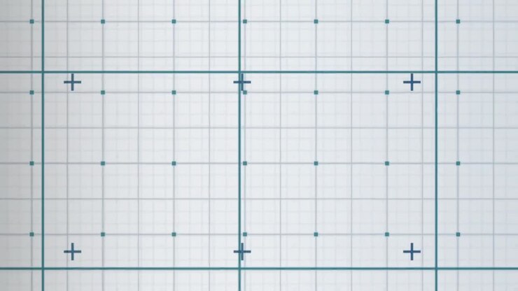 Empty white matrix