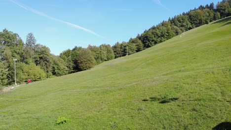 Befriedigende,-Angenehme-Grüne-Rasenpark-Infrastruktur,-Celje,-Slowenien