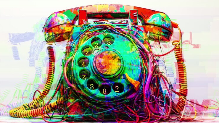 AI retro rotary telephones