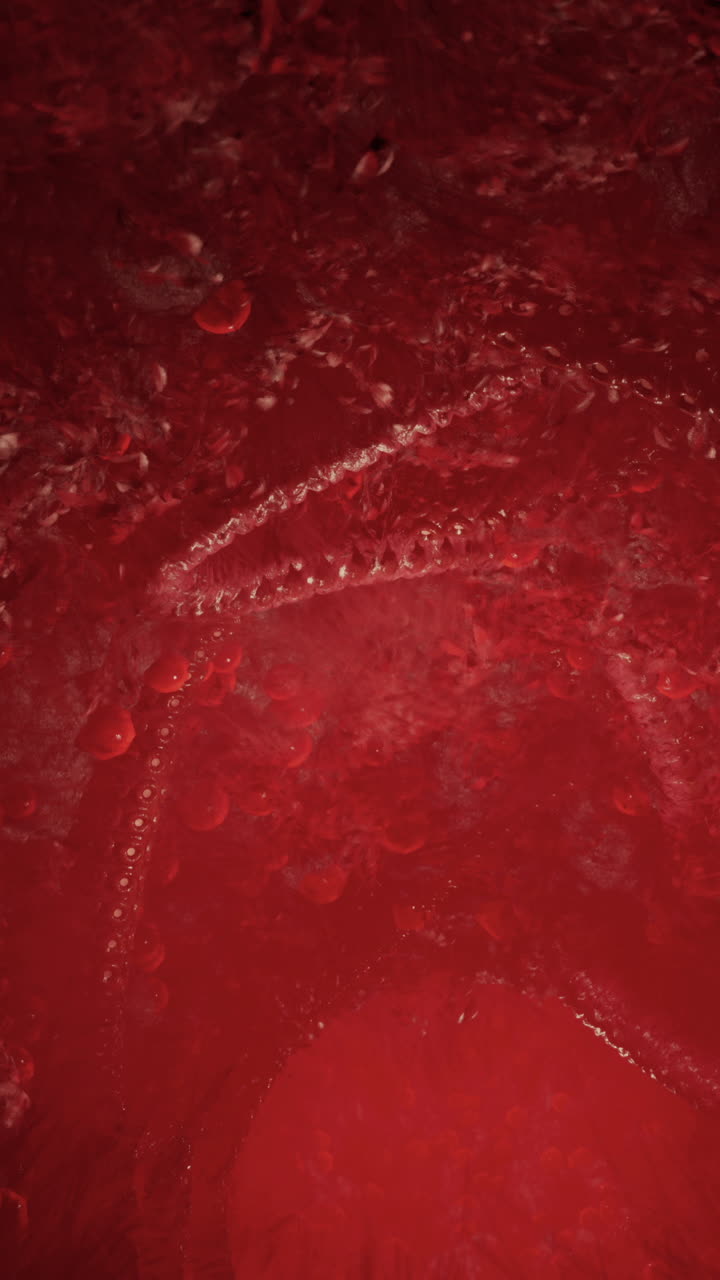 textura de hielo rojo