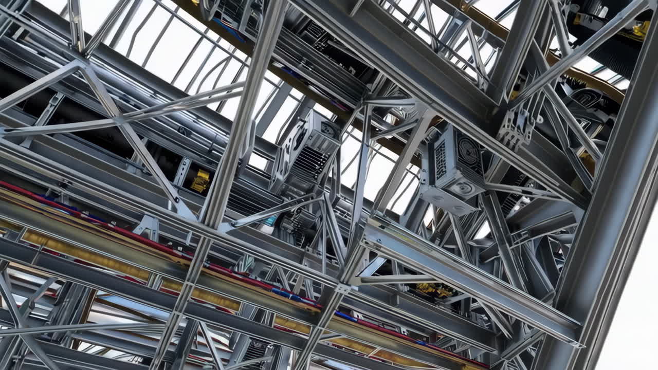 Complex Industrial Machinery Structure
