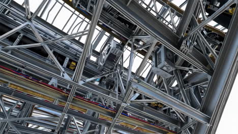 complex industrial machinery structure