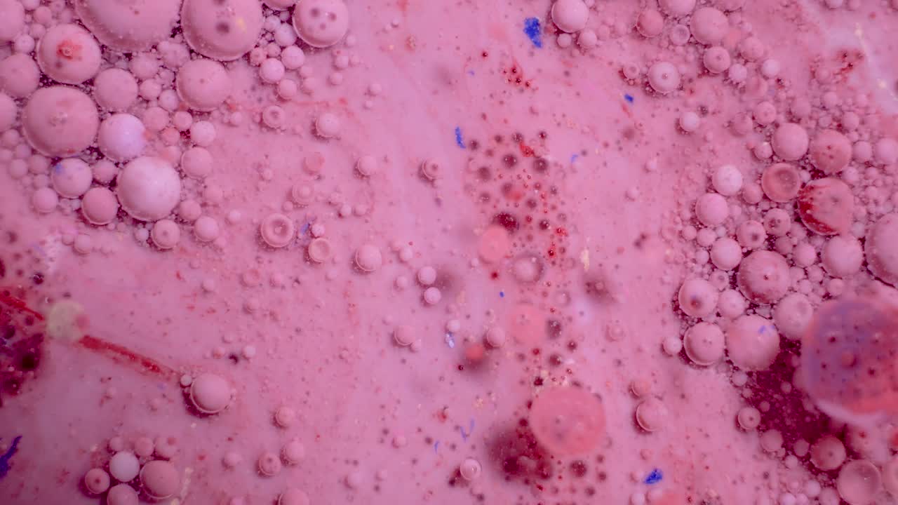 Abstract Pink Fluid Art