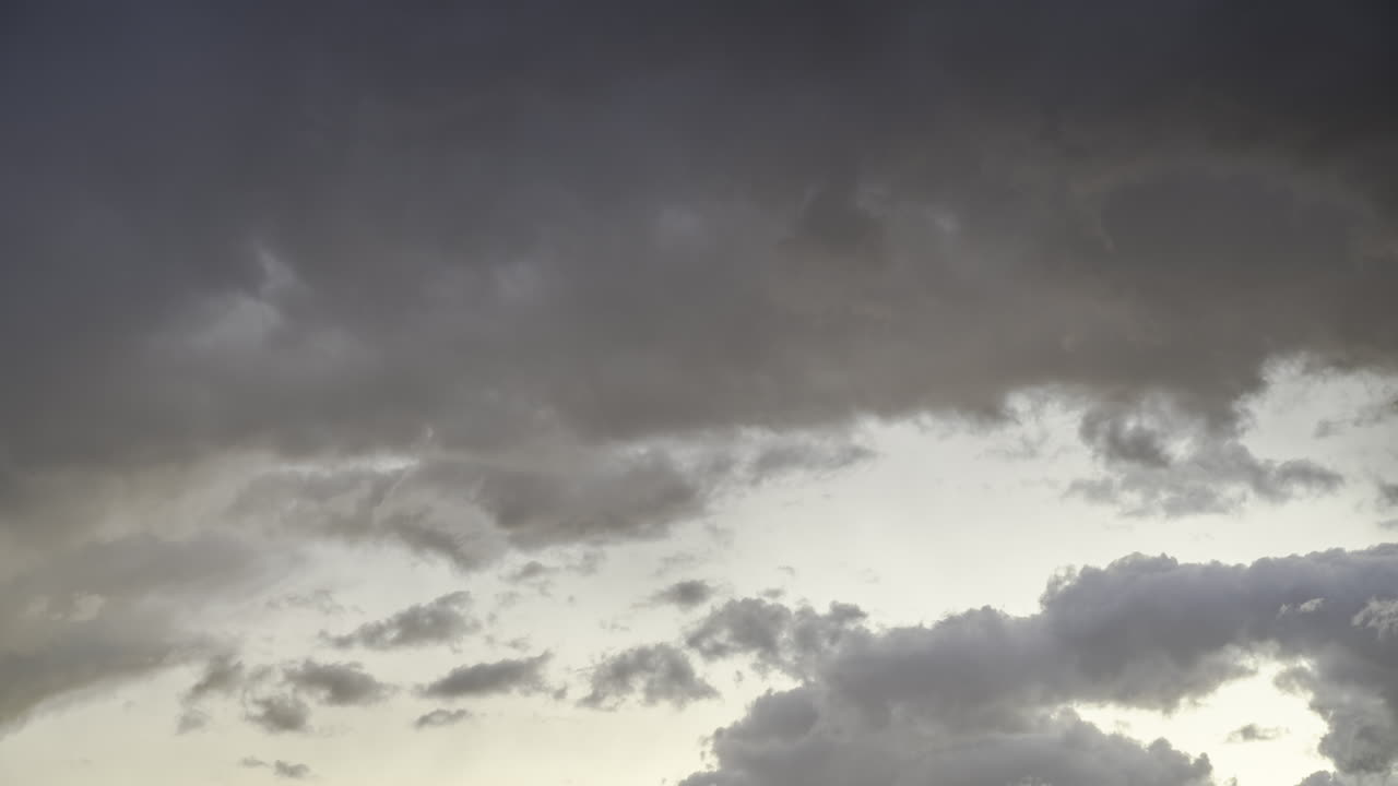 Stormy Clouds Sky Timelapse 4K