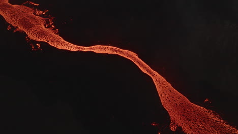lava flow from above