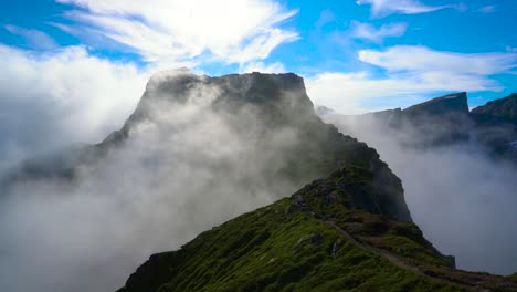 Lofoten-Ist-Ein-Archipel-In-Der-Grafschaft-Nordland,-Norwegen.