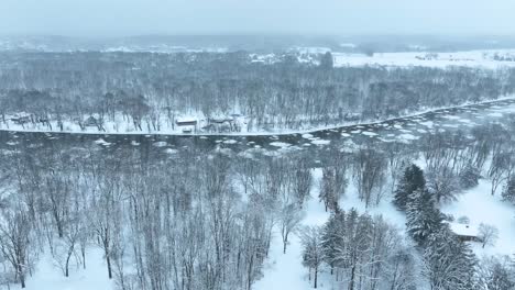 Clima-Invernal-En-Grand-Rapids,-Michigan.