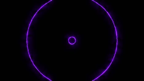 purple proton circle energy overlay effect loop