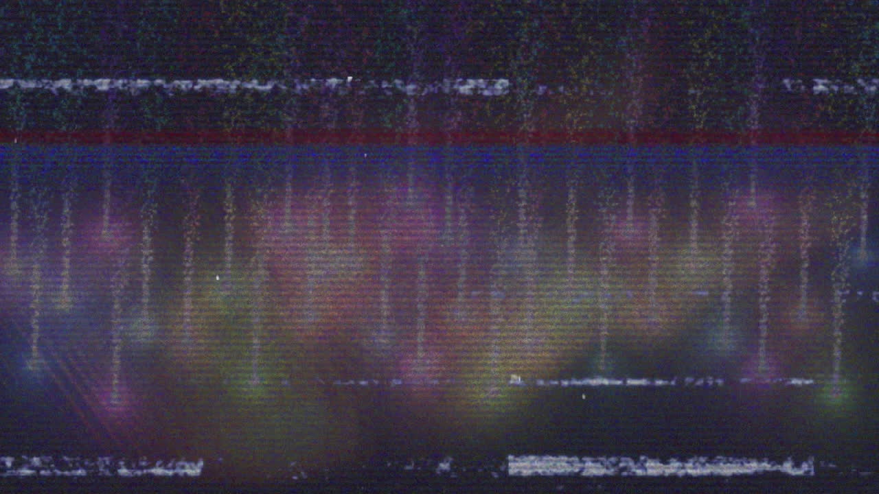 animación de puntos que se mueven sobre la interferencia