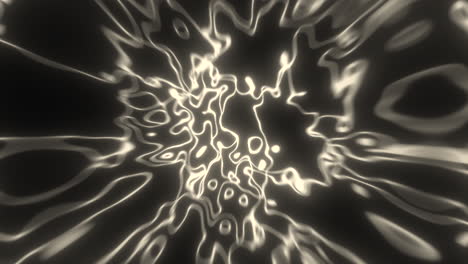 abstract glowing liquid waves