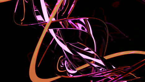 abstract neon light art