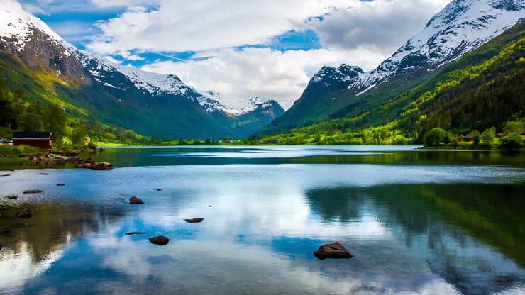 bellissima natura norvegese.