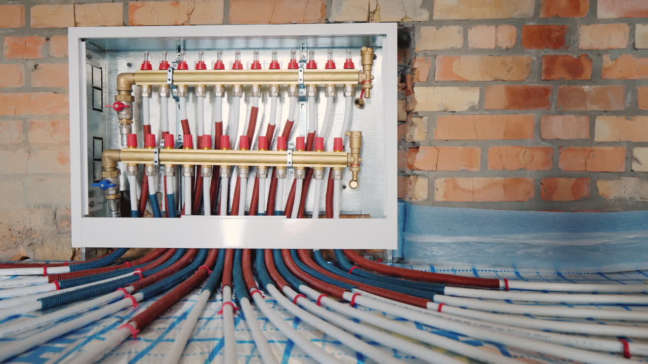 Comb System Of A Heat-Insulated Floor Modern System Of Heating