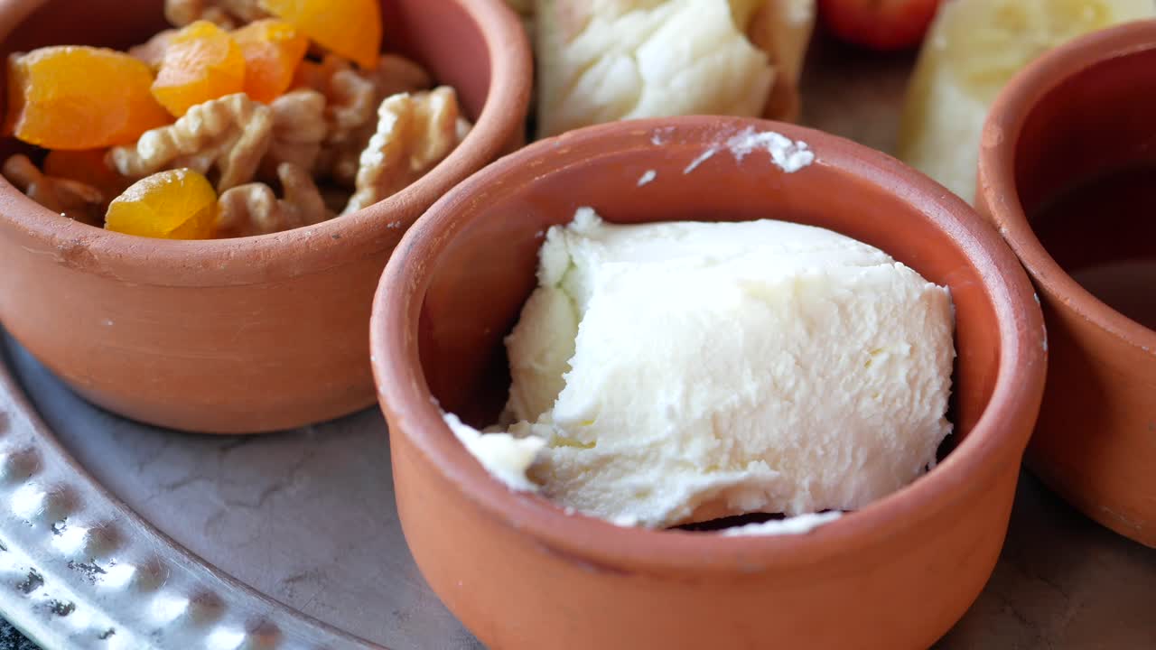 맛있는 터키 아침 식사 스프레이