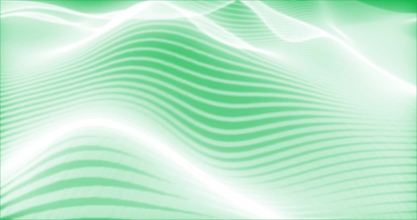 Animation of glowing white light wave moving on transparent background