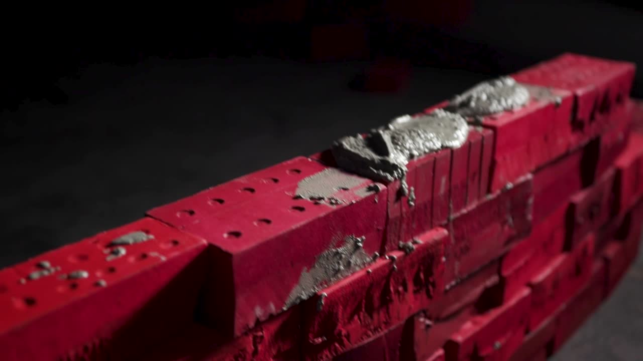 모터 적용으로 벽돌을 짓는 과정