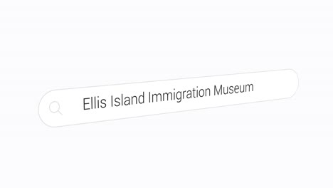 searching ellis island immigration museum on the search engine