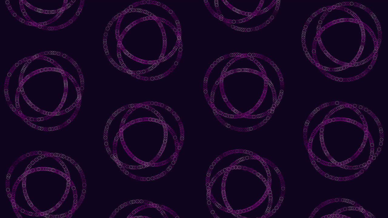 Mesmerizing blue circular pattern on black background