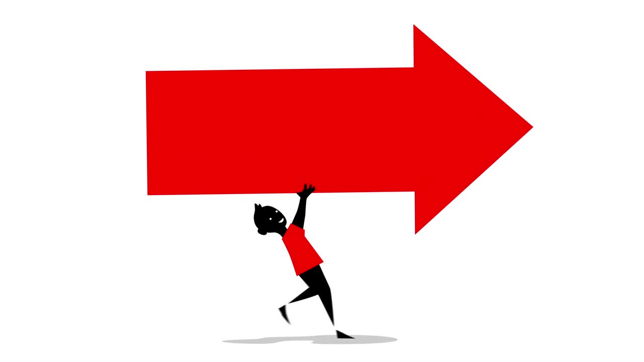 남자는 화살을 들고 있다