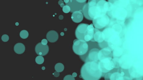 las luces azules hipnotizantes iluminan un fondo oscuro en una imagen cautivadora