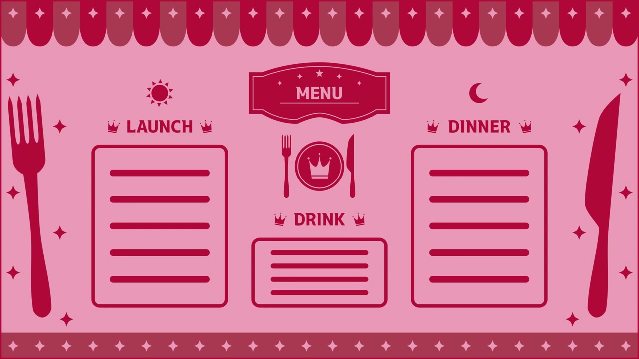 Restaurantmenu design