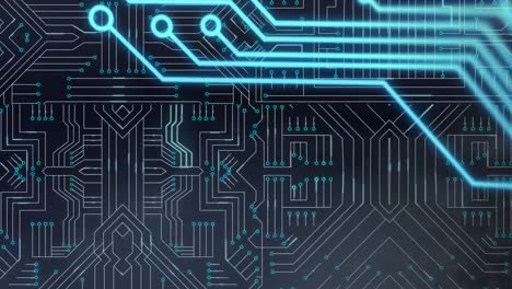 Animation of integrated circuit over computer processor