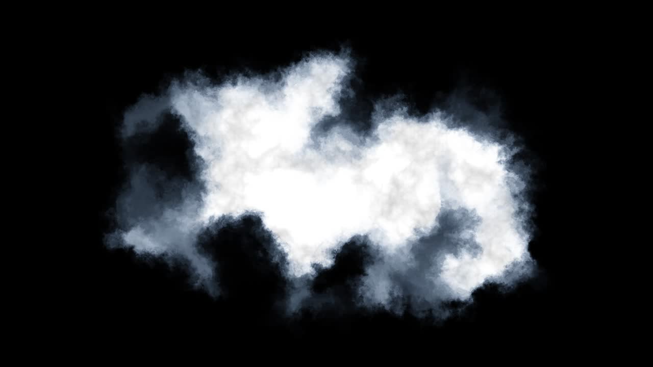 검은 바탕에 4k 색 구름 루프