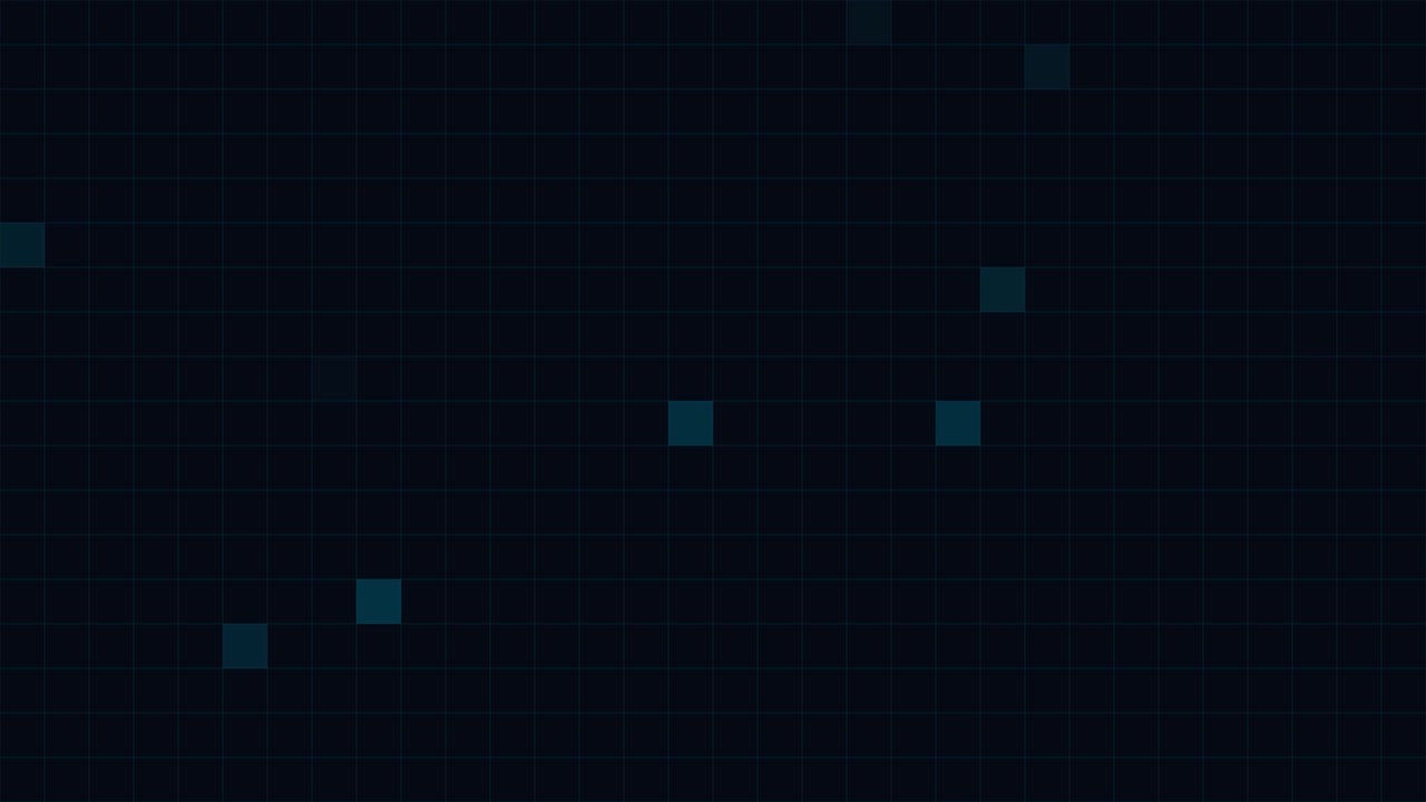 Abstract Digital Background with Floating Geometric Squares