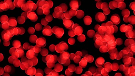 luces bokeh rojas