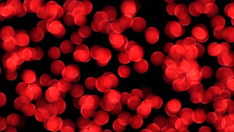 red bokeh lights