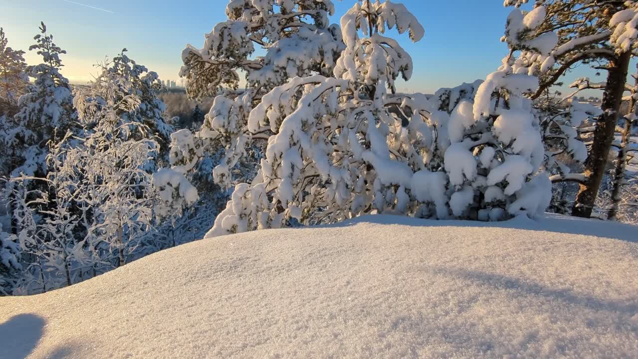 Zimowy cel podróży, zimowy krajobraz, Finlandia