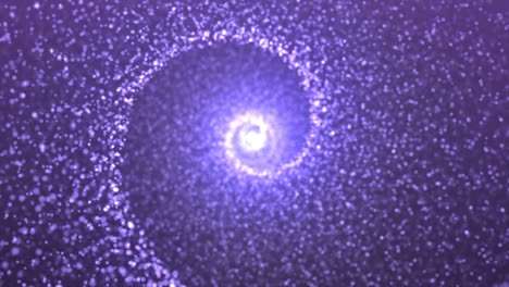 abstract purple spiral particle design