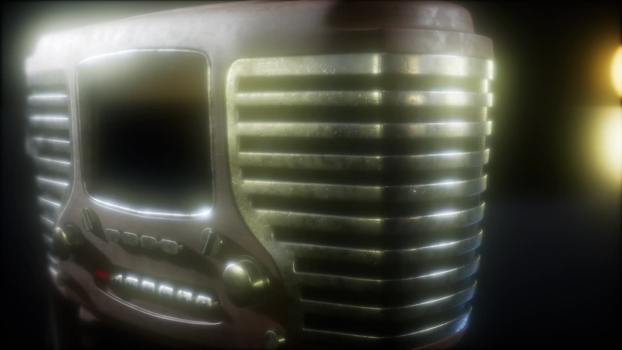 구식 빈티지 레트로 라디오